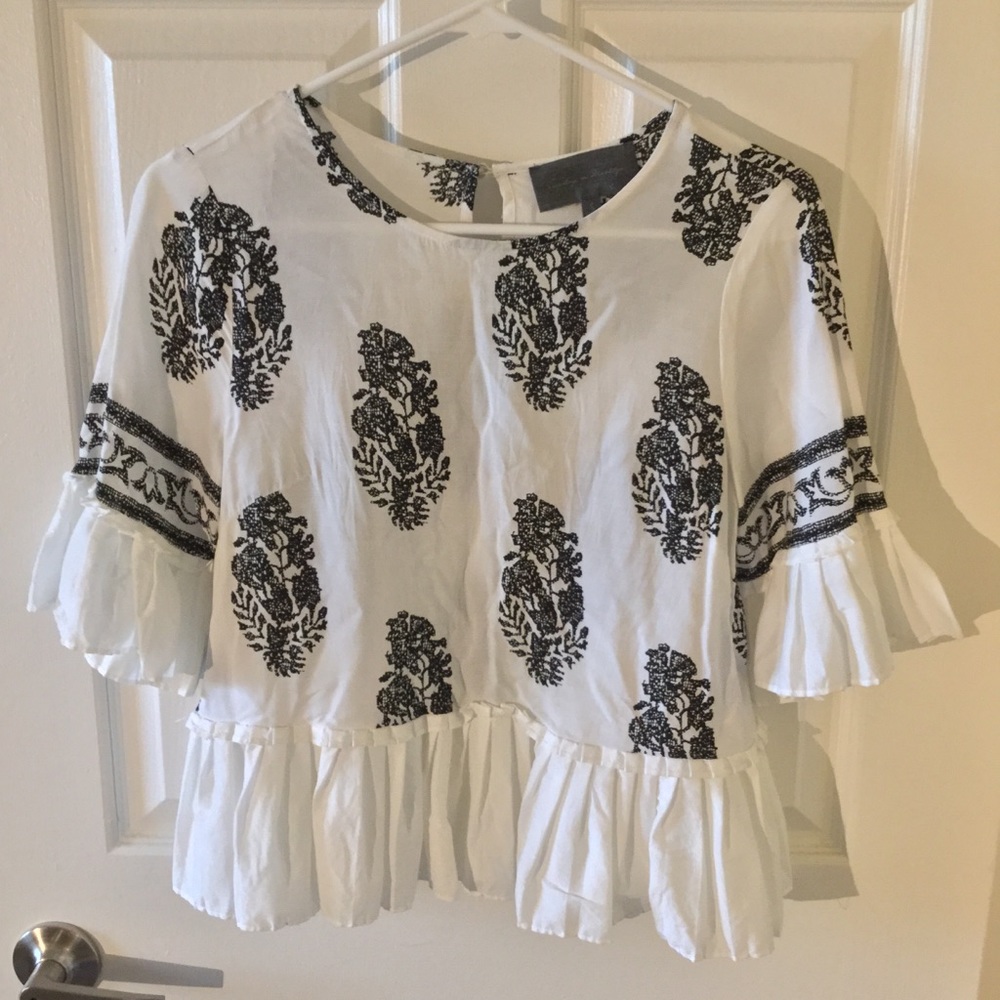❌SOLD❌ Anthropologie Peplum Top